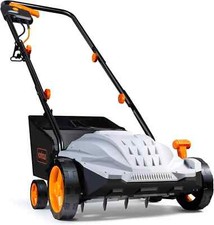New 1500w 2 In 1 Garden Lawn Scarifier Grass Rake & Aerator 10m Electric Cable