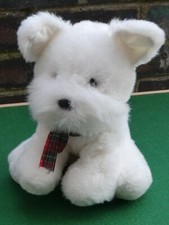 SOFT PLUSH WHITE WESTIE PUPPY