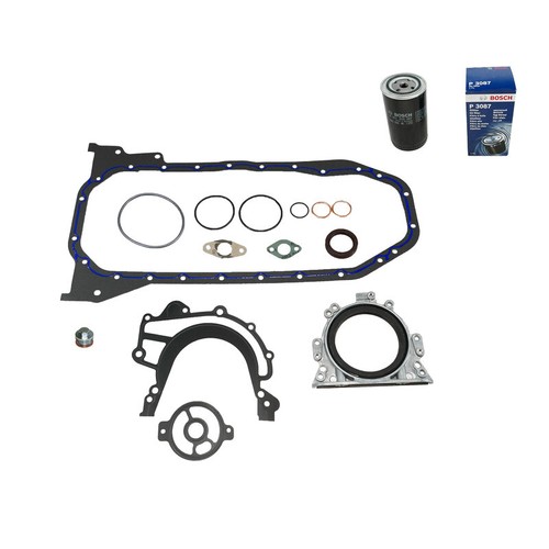 Gasket set crankcase oil - +,