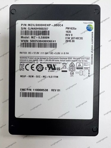 Samsung pm1635a 800gb ssd - samsung,
