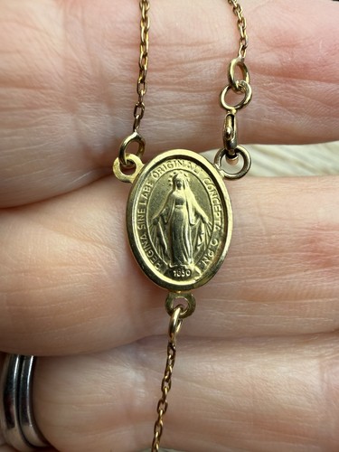 Vintage 9ct 375 gold - vintage, rosary