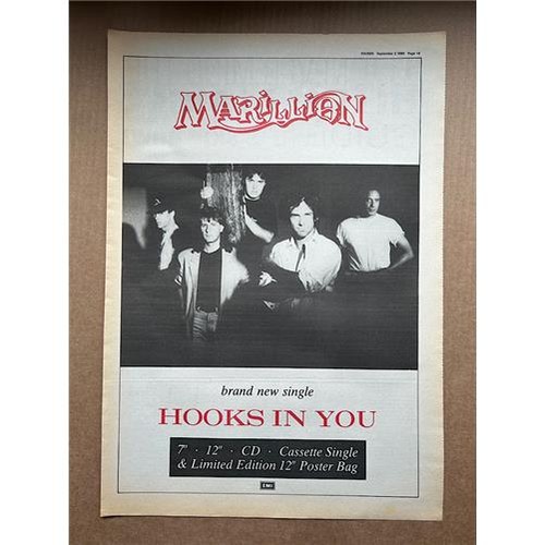 Marillion hooks you poster - hooks,