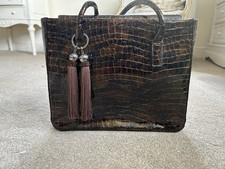 Russell & Bromley Brown Faux