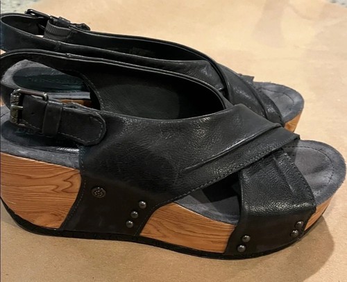 Bussola black slingback - black,