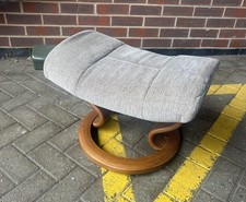 Ekornes Stressless Fabric Adjustable Footstool