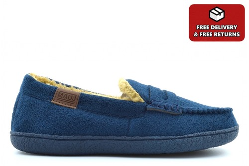 Mauj boys moccasin slippers - moccasin,