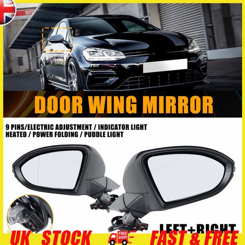 Pair door wing mirror - door, electric