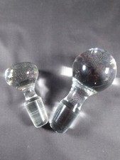 2 x Glass/Lead Crystal