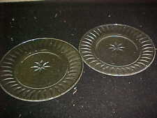 Stuart Crystal CLARIDGE Salad Plates (2)