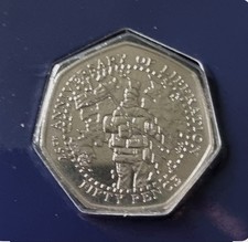 2007 FALKLAND ISLANDS  50P THE