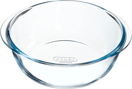 Pyrex prepware round glass - prepware, –