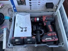 Mafell ASB 18 18v Hammer Drill Driver  3x Metabo 4ah Batteries READ DESCRIPTION