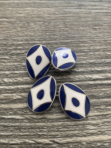 Cufflinks chain links silver - chain,