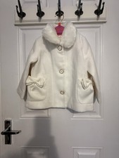 Baby Girl’s White Coat –