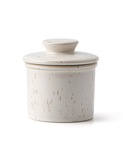 Ceramic butter crock french - ceramic,
