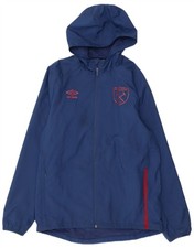 UMBRO Mens West Ham United F.C Tracksuit Top Jacket Medium Navy Blue DO05