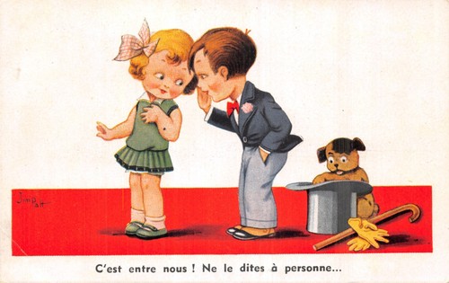 Old mixed comic postcards - mixed,
