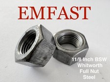 1 1/8 BSW Hexagon Full Nut