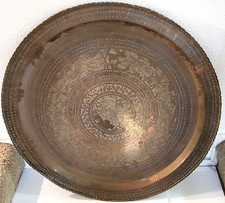 Brass Serving Platter Or Scrap