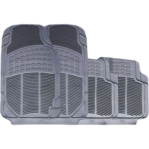 Car grey rubber floor mats - car,