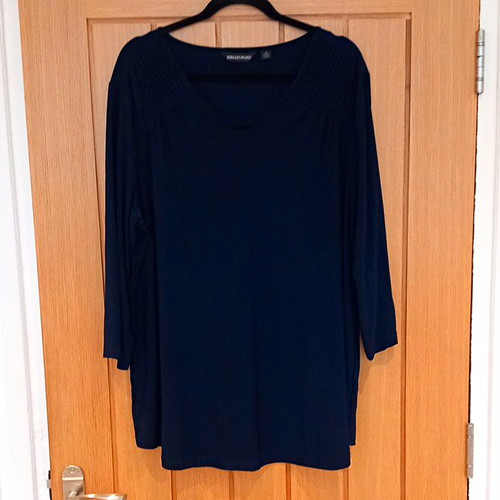 Nina leonard 3xl navy - nina, solid