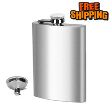 Stainless Steel Hip Flask Set