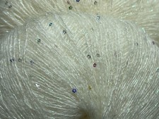 Job lot knitting crochet yarn wool 3x Ball Luxury Sparkle Sequins MOHAIR KL941