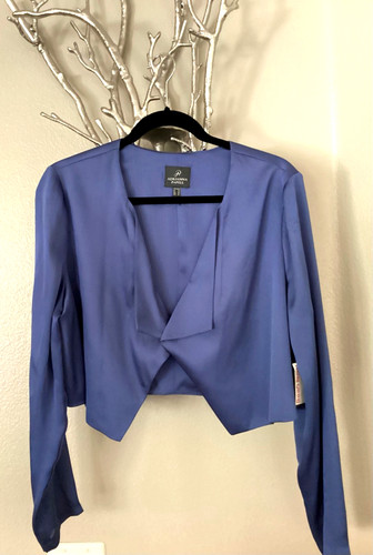 Adrianna papell blue satin - adrianna,