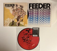 Feeder - 3 X 7”  Vinyl Collection Picture Disc Find The Colour,tumble And Fall