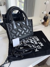 Kurt Geiger London Black Chelsea Pebble Leather Shoulder Bag Crossbody