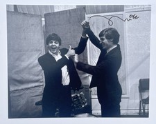 SIGNED MIKE MCCARTNEY PHOTOGRAPHER PAUL MCCARTNEY THE BEATLES 10x8 PHOTO RARE
