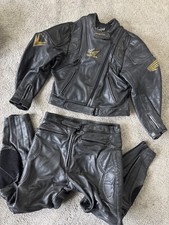 RARE Ltd Edition Spirit of Honda Frank Thomas Racing Leather Armour Biker Jacket