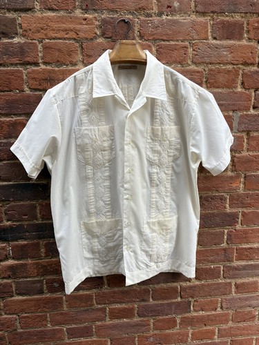 Vintage 70s havanera guayabera - 70s,