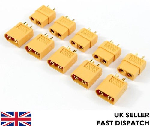 10pcs 5pairs xt60 male - 5pairs,