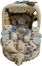 Kaz kreations baby shower nappy cakes and baskets for girls boys or unisex 