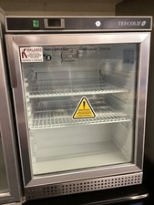 Tefcold Undercounter Chiller Display  Fridge Glass Door Stainless Steel