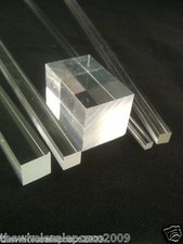 Square Clear Acrylic Rod Solid
