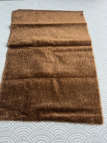 Brown mohair bear - mohair, making