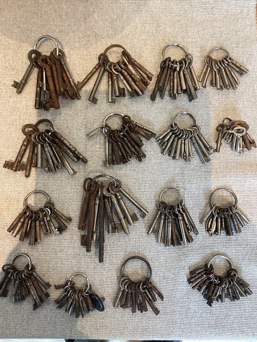 Vintage bunch old keys - vintage,