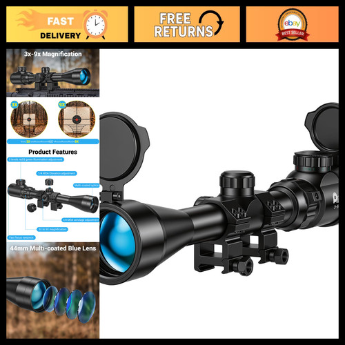 9x40 rifle scope with - scope, red