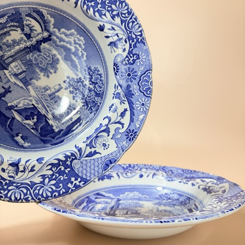 Set two spode blue - of, italian