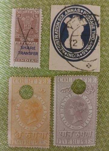 Stamps india used court - stamps,