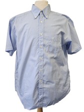 Christian Dior Men's Dress Shirt Blue Cotton XL Button Down