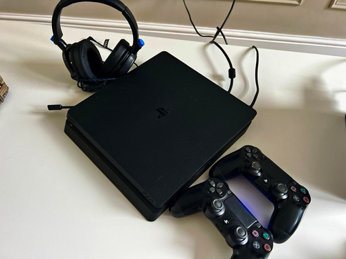 Sony playstation slim 500gb - 4,