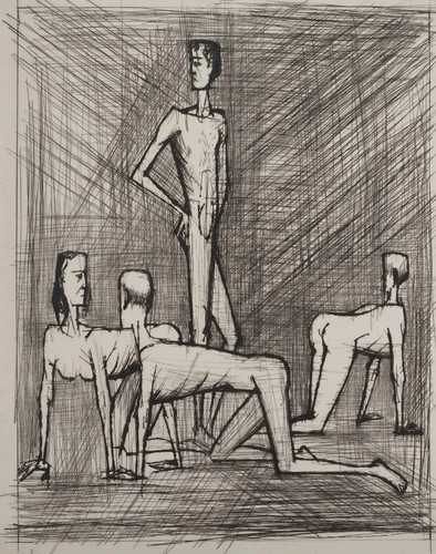 Bernard buffet les hommes de - hommes,