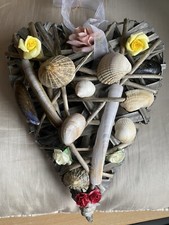 Wicker heart shaped wall - wicker,