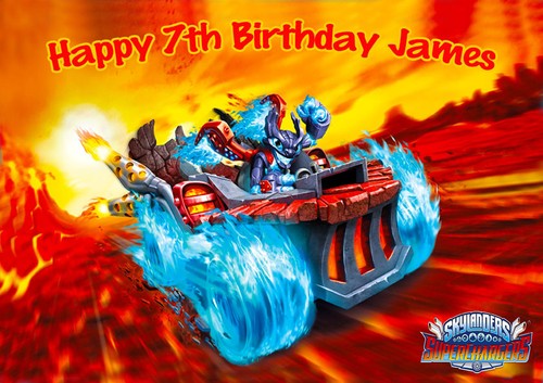Skylanders superchargers cake - skylanders,