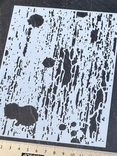 Stencil tree bark background - stencil,