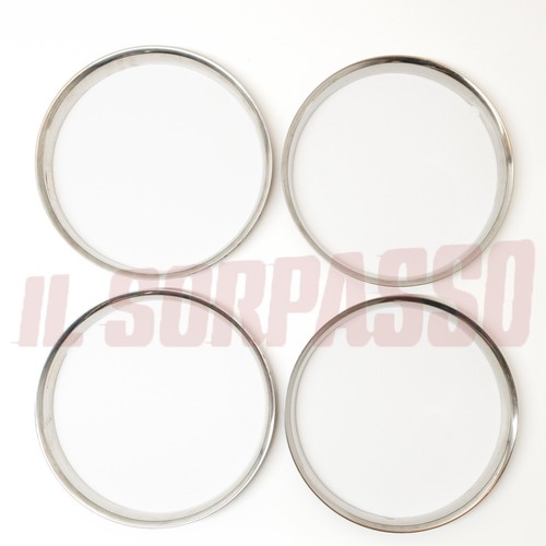 Chrome wheel rings for - chrome, fiat