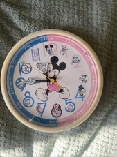 Lorus Disney Mickey Mouse & Friends Learn To Tell The Time Clock Quartz Working
